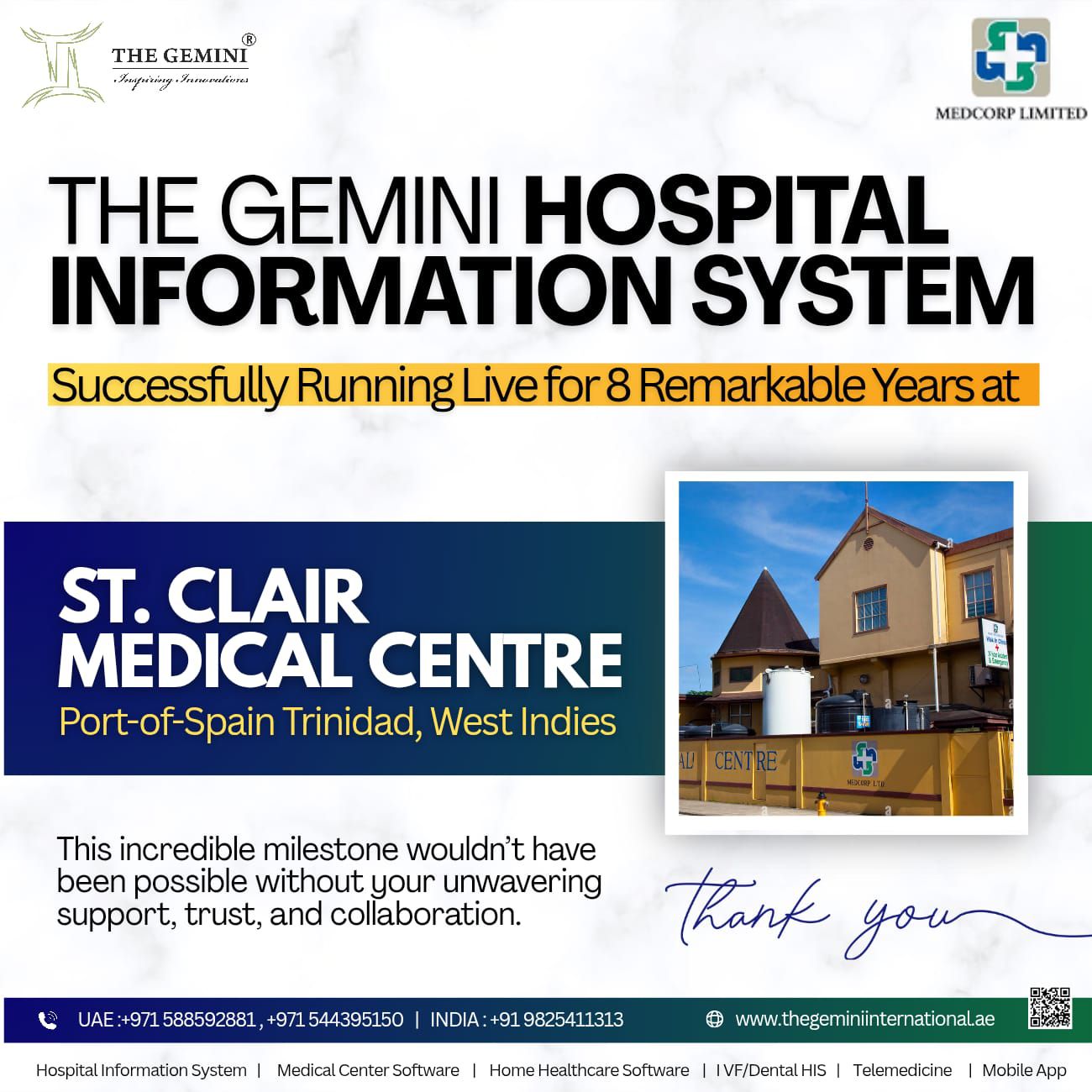 Hospital staff using Gemini HIS at a medical facility
